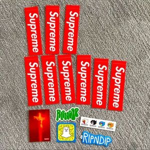 Supreme sticker bundle